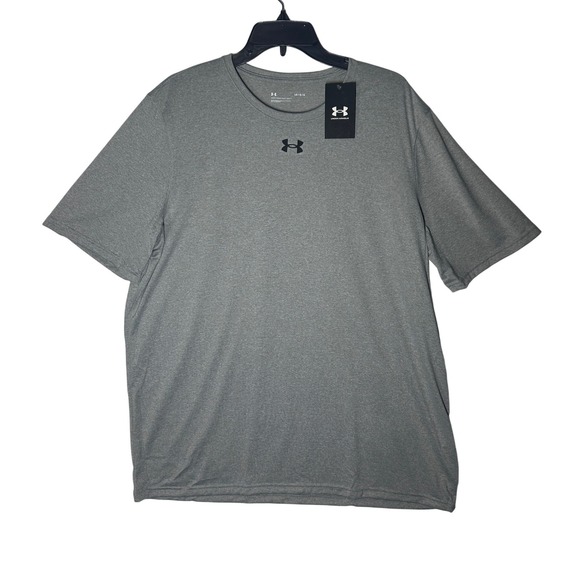 Under Armour Locker Tee 2.0 Short Sleeve Mens Large Gray Athletic Shirt NEW - Picture 1 of 9